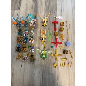 Treasure X Moose Toys Large Lot Of Action Figures Dragons Weapons & Accessories